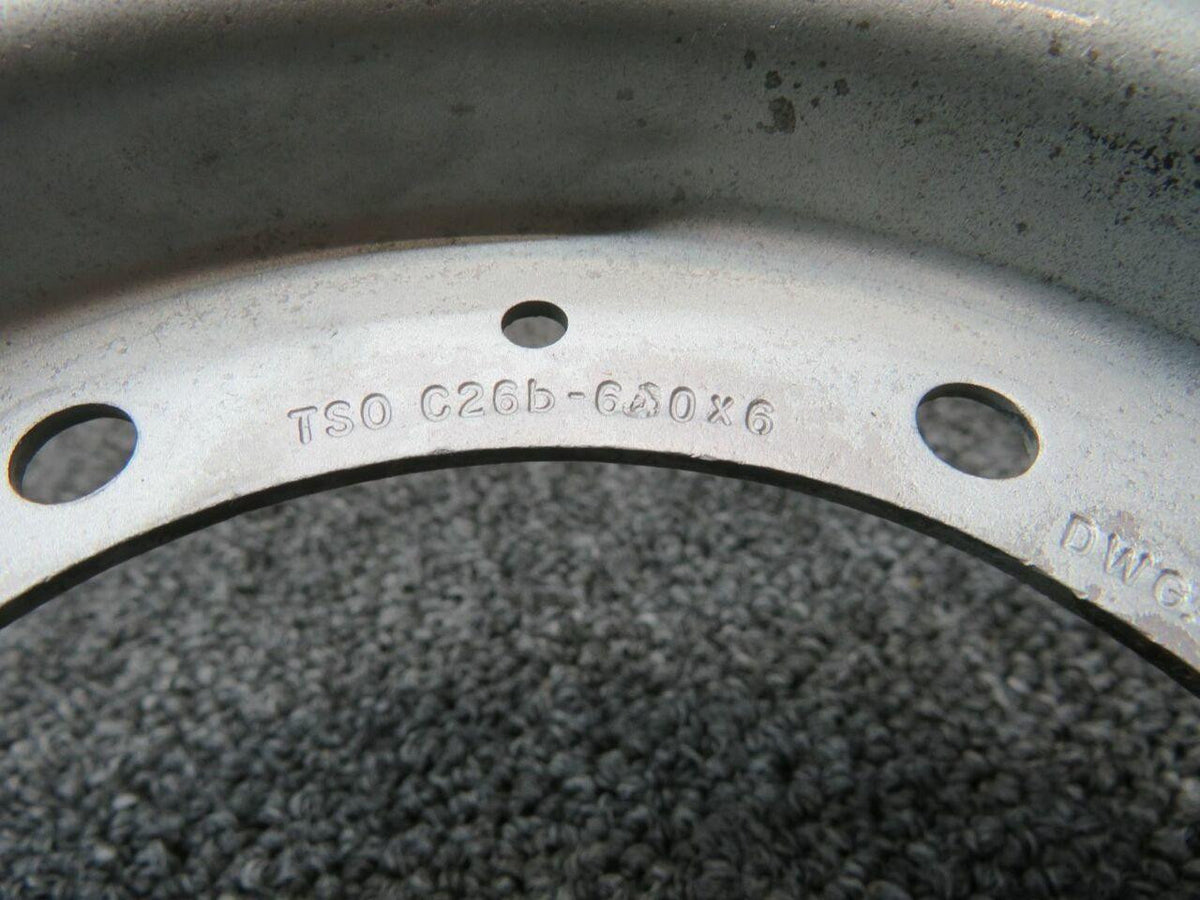 D-30260 (USE: D-30660-1) McCauley 6.00-6 Wheel Flange Assy (DP) BAS Part Sales | Airplane Parts
