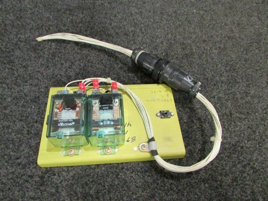 89896-002 Piper PA46-350P Relay Panel Assy W/ 2 Relays BAS Part Sales | Airplane Parts