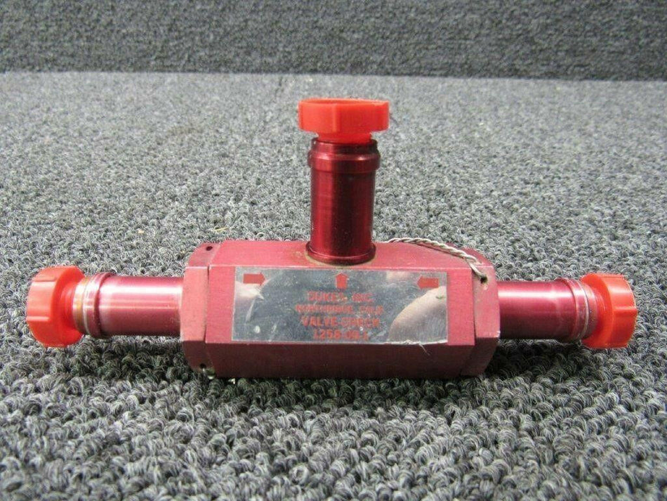 Piper 1258-00-1 Piper PA31T Dukes Check Valve