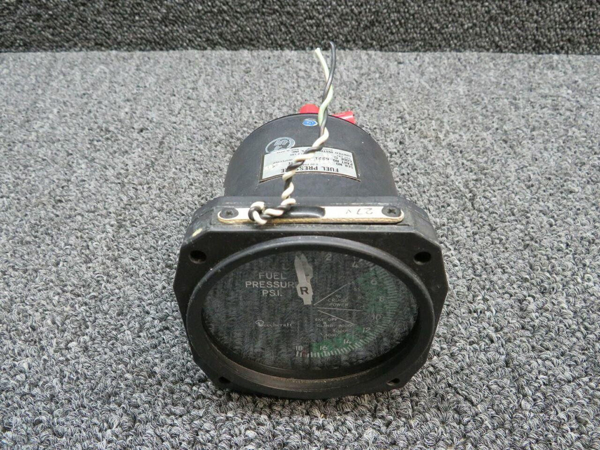 United Instruments 6221 United Inst Dual Fuel Pressure Indicator Volts 27