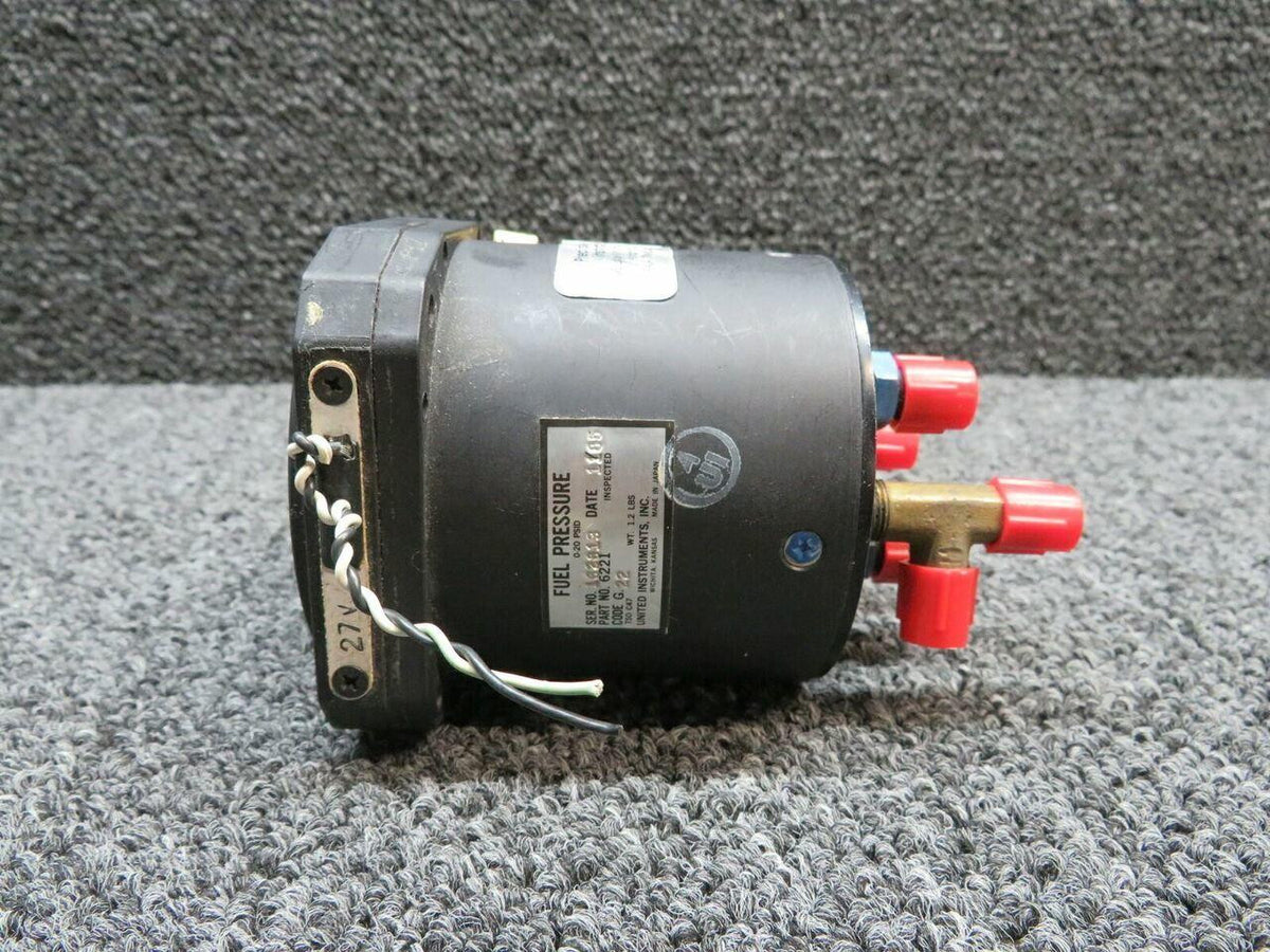 United Instruments 6221 United Inst Dual Fuel Pressure Indicator Volts 27