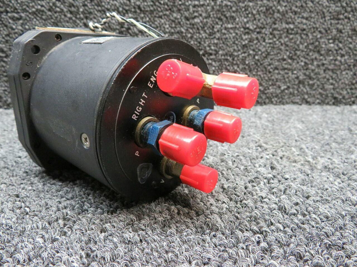 United Instruments 6221 United Inst Dual Fuel Pressure Indicator Volts 27