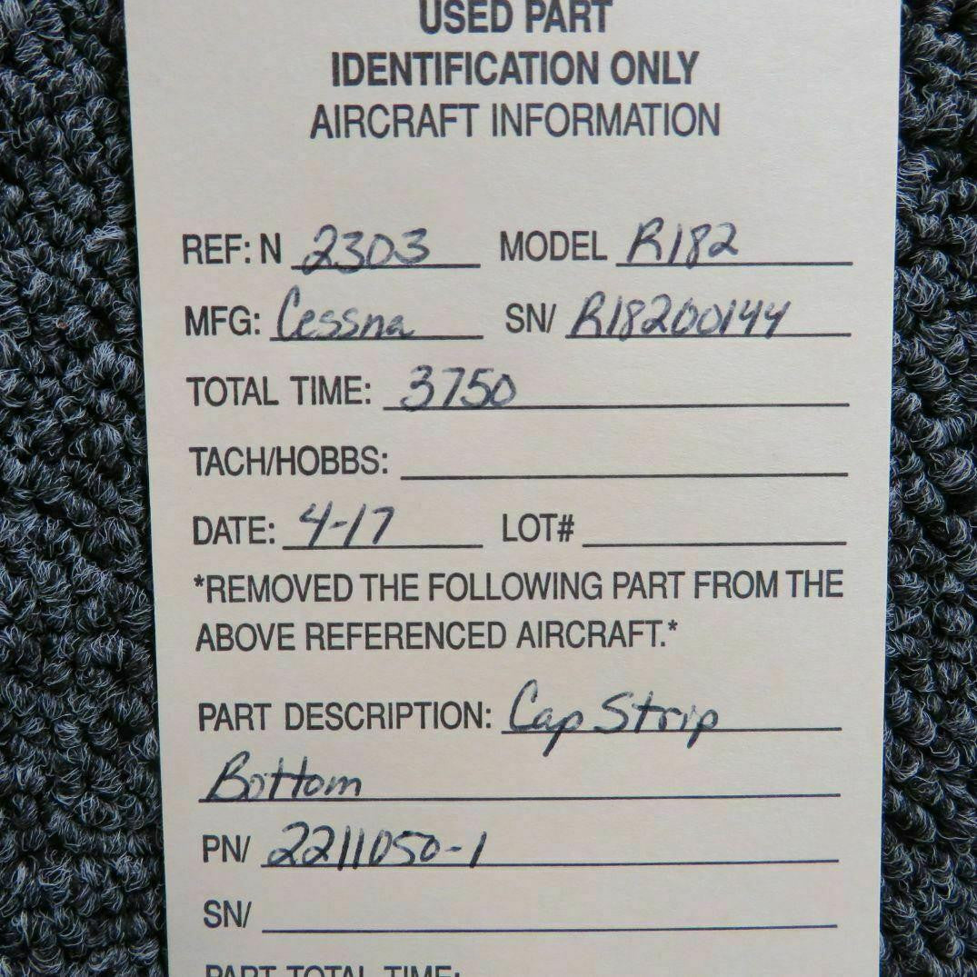Cessna 2211050-1 Cessna R182 Cap Strip Bottom