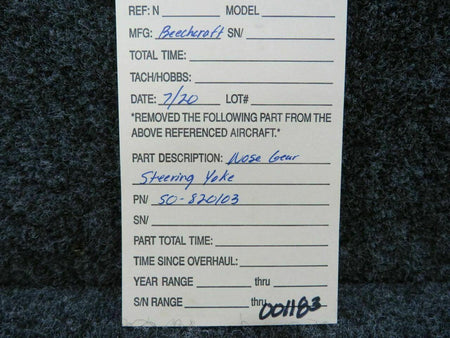 Beechcraft 50-820103 Beechcraft Nose Gear Steering Yoke C20