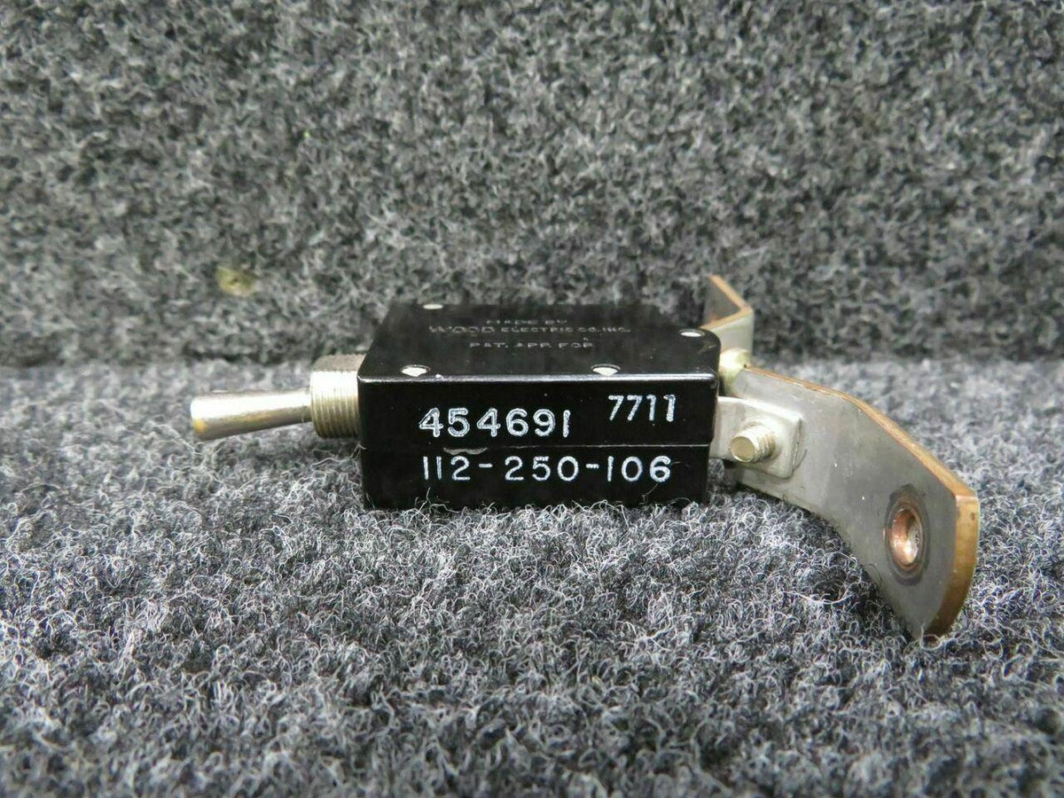454-691 Piper PA-31T Wood Electric Circuit Breaker 30 Amp Switch (C20) BAS Part Sales | Airplane Parts