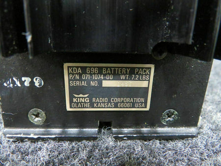 King Radio 071-107400 King Radio KDA-696 Battery Pack C20