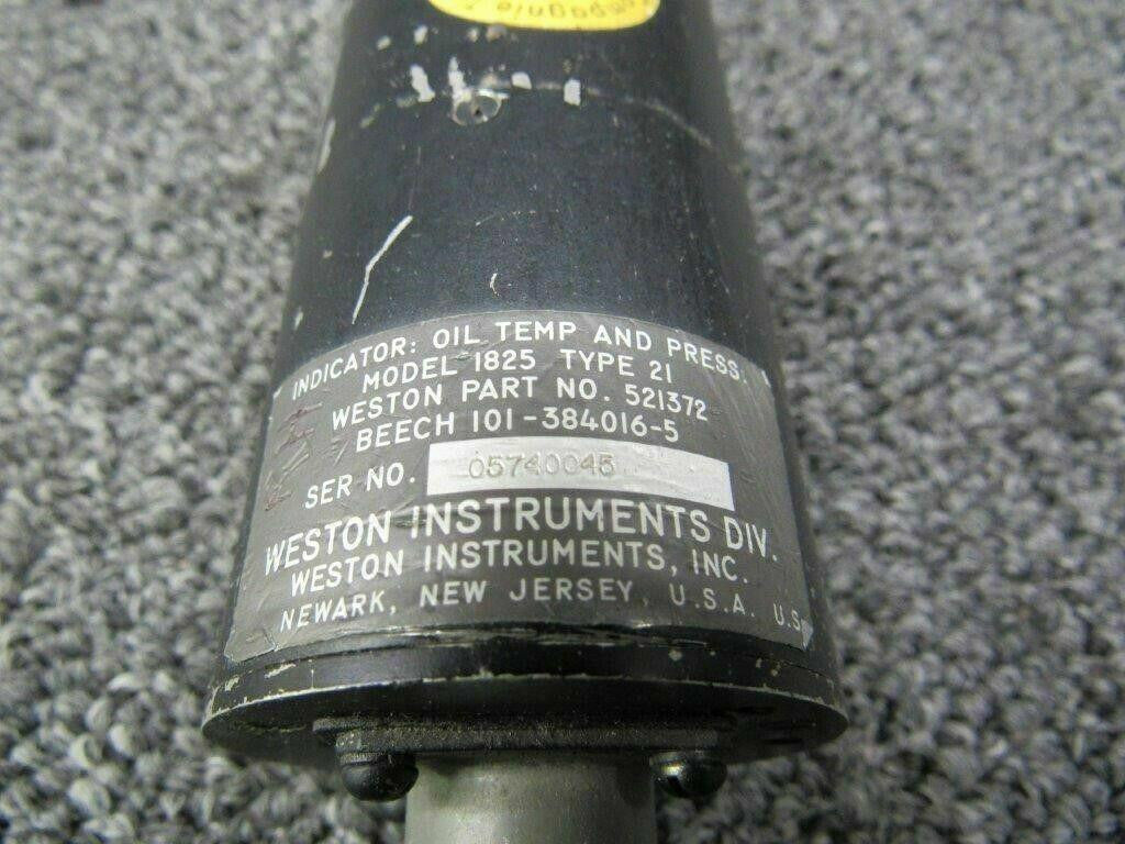 Beechcraft 101-384016-5/ 05740045 Beech Oil Pressure and Oil Temperature Indicator SA