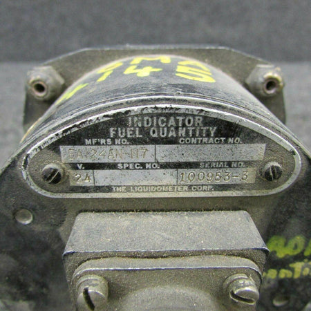 Does Not Apply EA124AN-117 Liquidometer Corp Fuel Quantity Indicator Volts 24