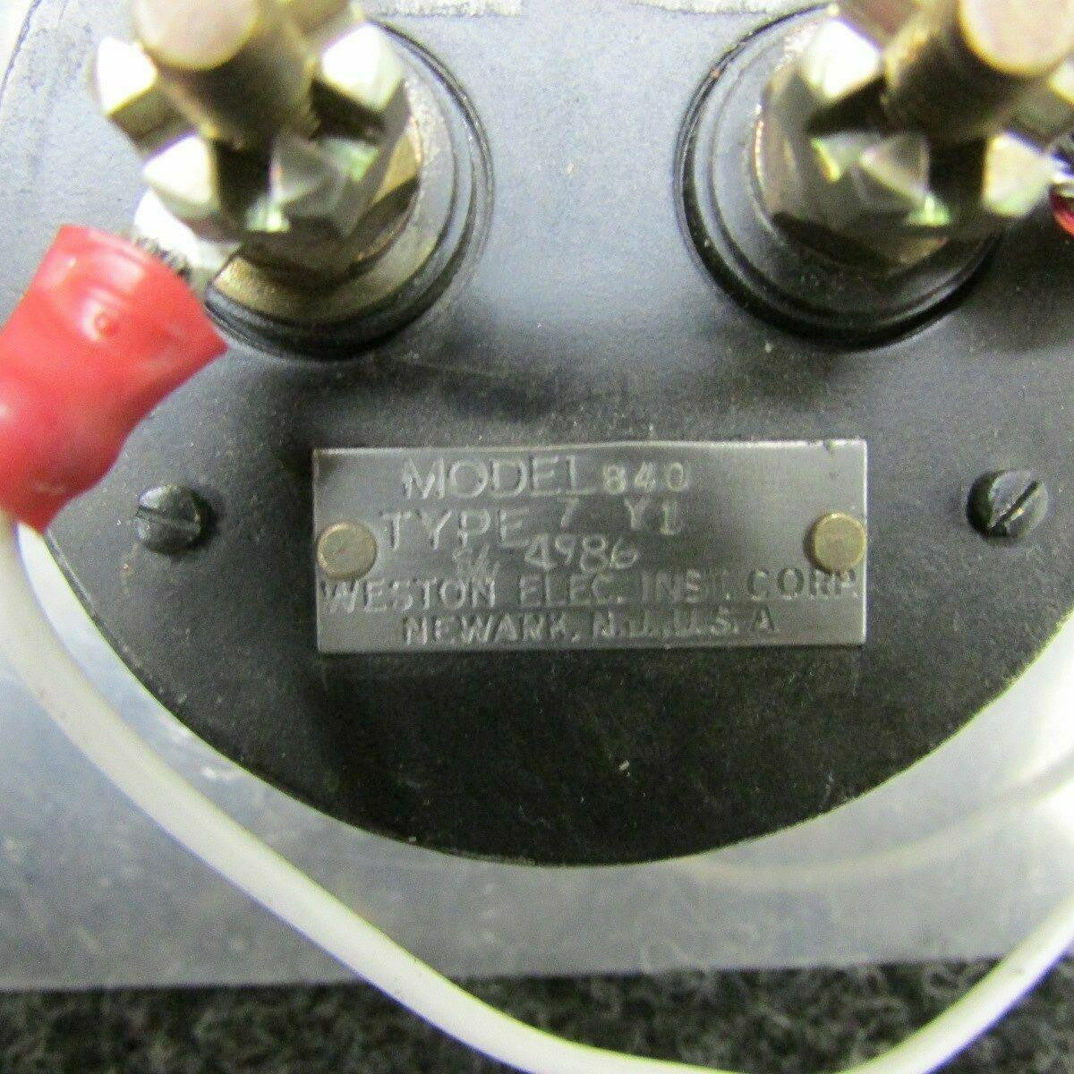 840 / 7Y1 Weston Ammeter Indicator BAS Part Sales | Airplane Parts