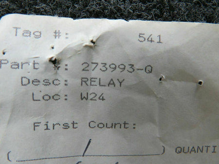GE 273993 Use 35AV1721A2 GE Relay Volts 28 NS SA