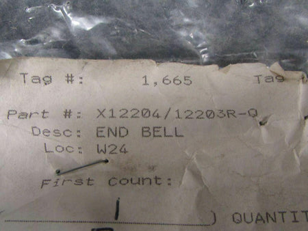 Does Not Apply X12204/12203 Endbell Assembly SA