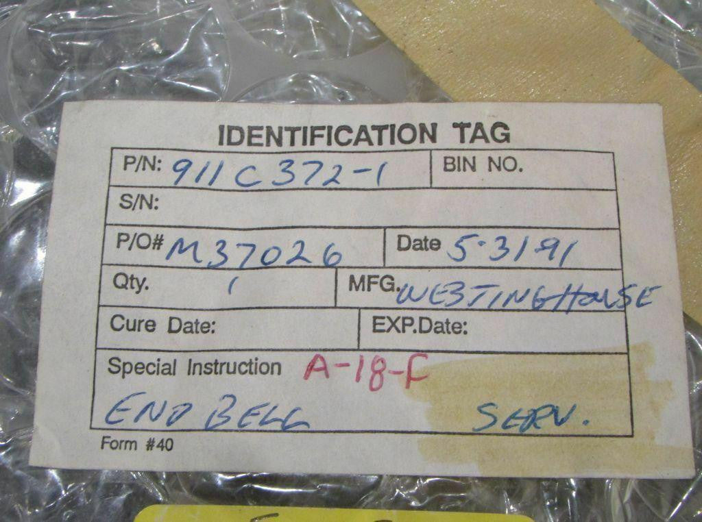 Does Not Apply End Bell P/N 911C372-1 SA