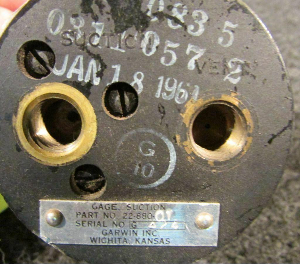 GARWIN 22-880-01 Garwin Gage Suction Ind
