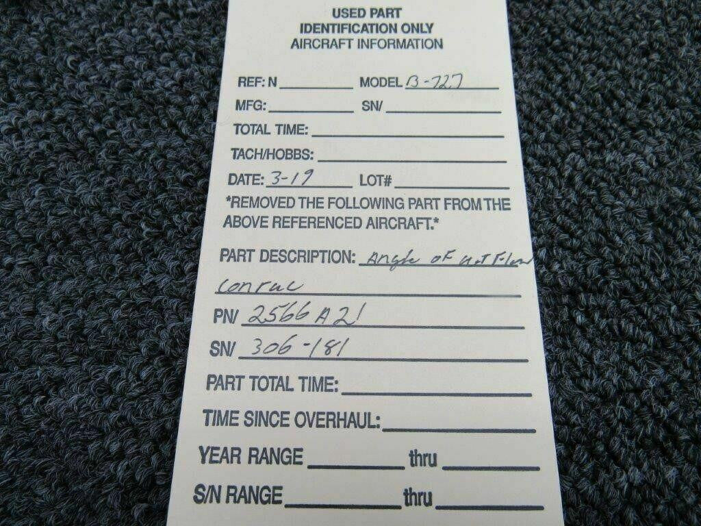 Boeing 2566A21 / 473-205 Boeing 727 AOA Sensor Assy w/ 8130 M19