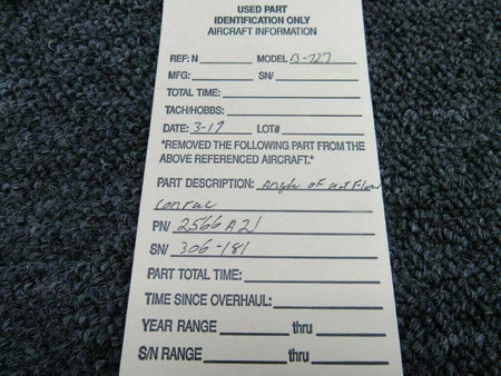 Boeing 2566A21 / 473-205 Boeing 727 AOA Sensor Assy w/ 8130 M19