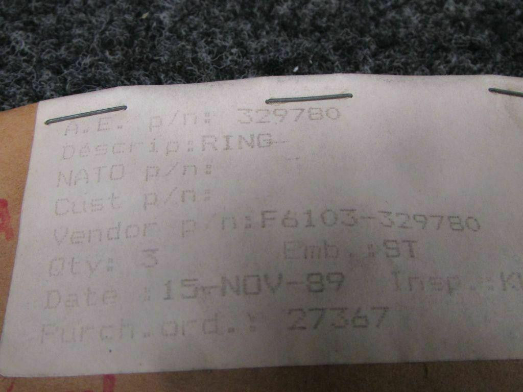 329780 Ring Assembly (NEW OLD STOCK) (SA) BAS Part Sales | Airplane Parts