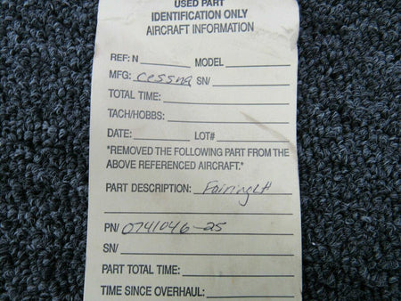 Cessna 0741046-25 Cessna Fairing LH