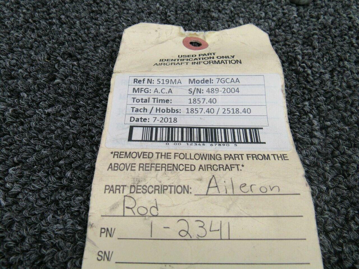 Bellanca 1-2341 Bellanca 7GCBC Push Rod Aileron