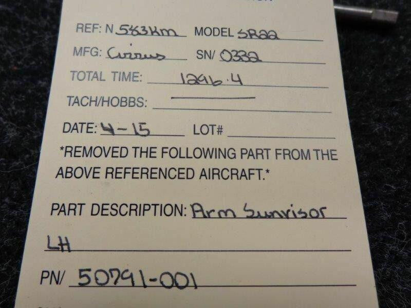 Cirrus 50791-001 Cirrus SR20 Arm Sun Visor LH