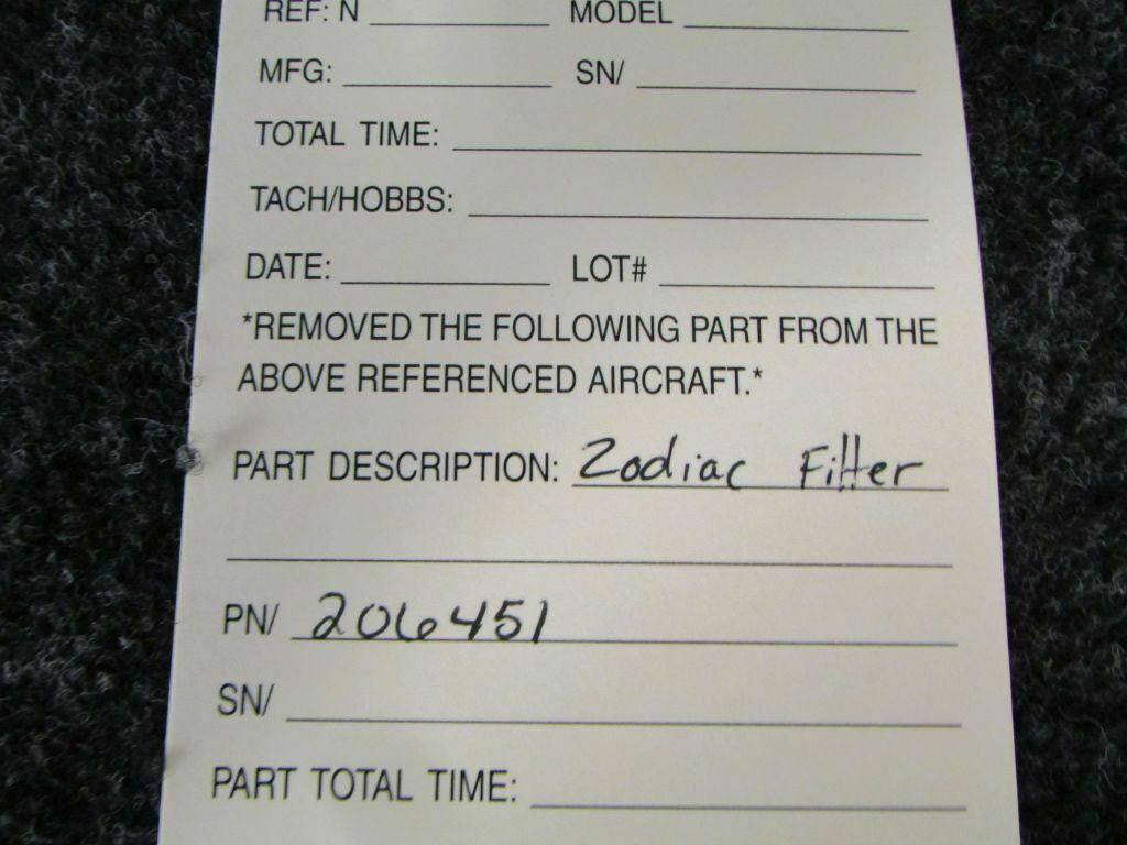 Does Not Apply 206451 Zodiac Filter Assembly NEW SA