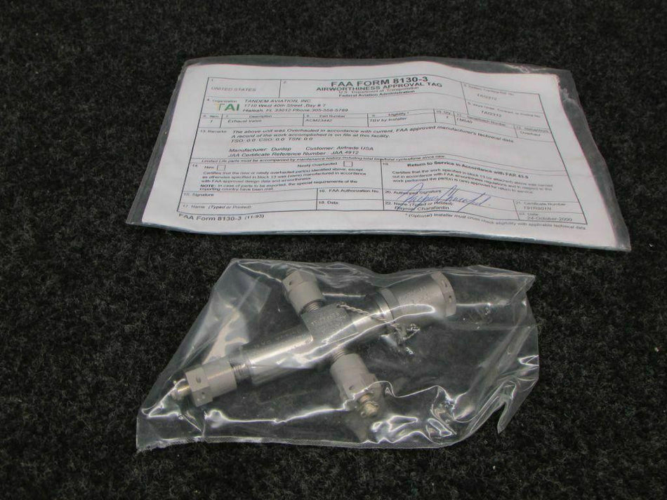 Dunlop ACM23442 Dunlop Exhaust Valve HAS 8130-3 SA