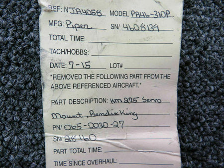 065-0030-27  Bendix King KM-275 Servo Mount BAS Part Sales | Airplane Parts