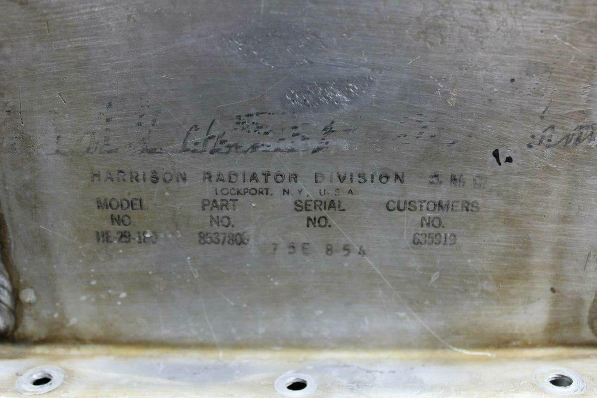 Ram 635901 Use 63S919A1 Continental TSIO-520-N Ram Air Intercooler Assy