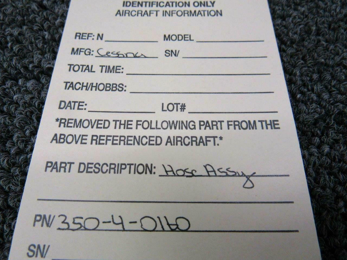Cessna 350-4-0160 Cessna Hose Assy SA