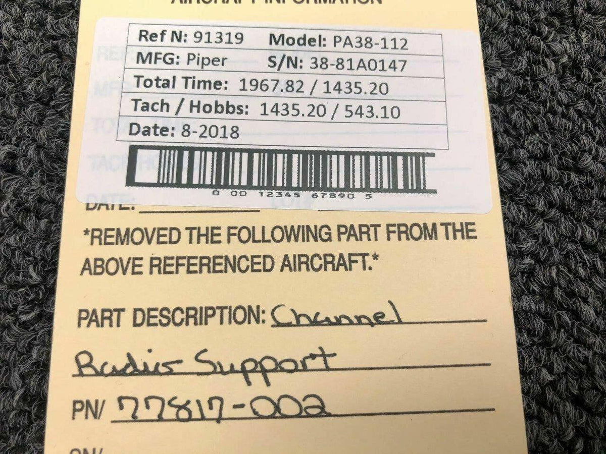 Piper 77817-002 Piper PA38-112 Channel Radio Support