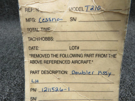 Cessna 1211526-1 Cessna T210 Doubler Assy LH