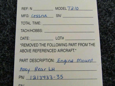 Cessna 1213433-35 Cessna T210 Engine Mount Assy Rear LH
