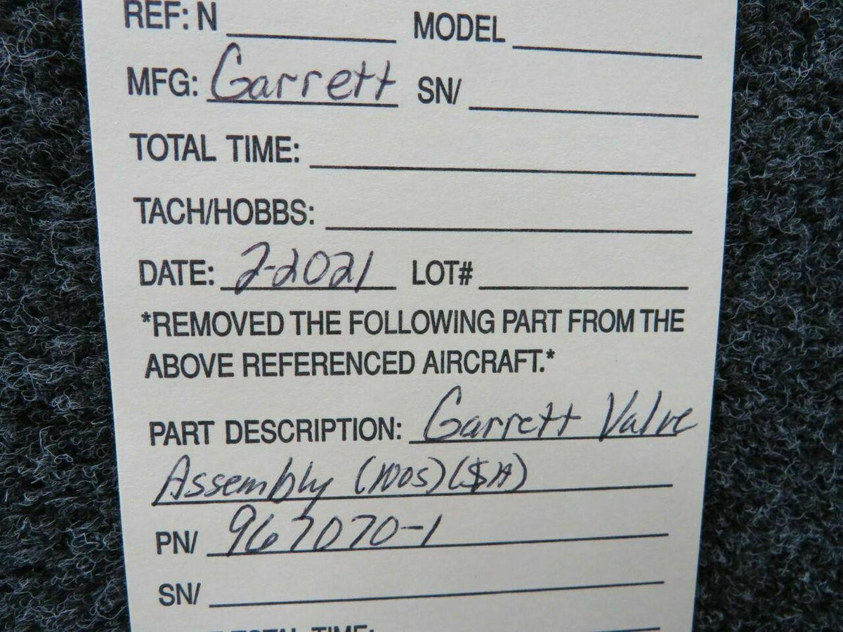 Garrett 967070-1 Garrett Valve Assy Relief NEW SA