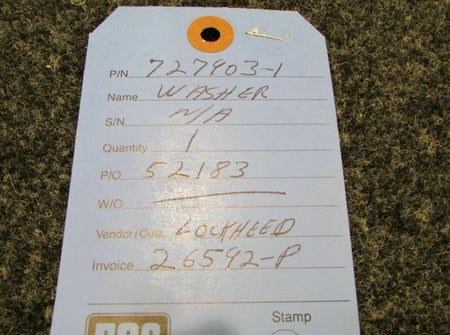 Does Not Apply Lockheed L-188 Washer NEW P/N727903-1 SA