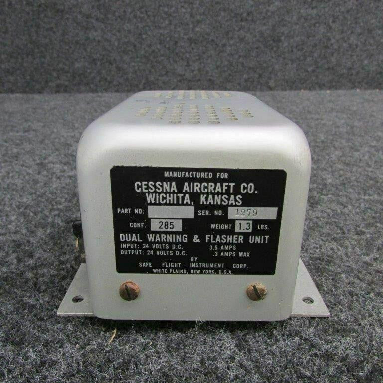 Cessna Cessna 310 SafeFlight Dual Warning Horn and Flasher Unit M/N 285 Volts 28