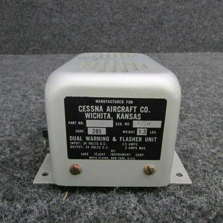 Cessna Cessna 310 SafeFlight Dual Warning Horn and Flasher Unit M/N 285 Volts 28
