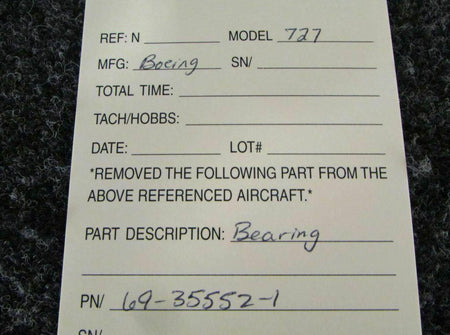Boeing Boeing Bearing NEW P/N69-35552-1 SA