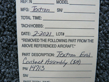 Does Not Apply 14713 Textron End Contact Assembly SA