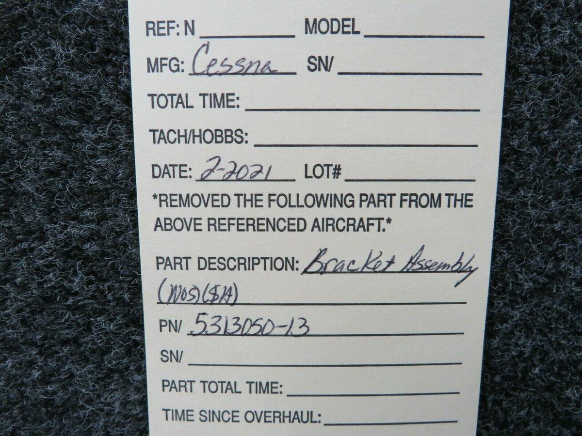 5313050-13 Cessna Bracket Assembly (NEW OLD STOCK) (SA) BAS Part Sales | Airplane Parts