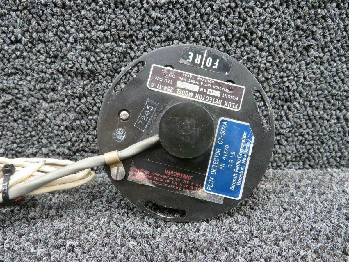 Aircraft Radio Corp 41370 M/N 254-11-A Cessna T210L Aircraft Radio Corp Flux Detector Volts 28