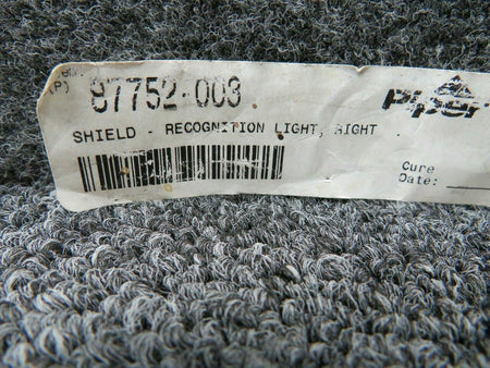 Piper 87752-003 Piper Recognition Light Shield RH NEW OLD STOCK SA