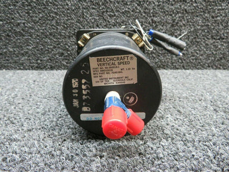 Beechcraft 7040-B4L Beechcraft Vertical Speed Indicator W/ Lighted Display Volts 27