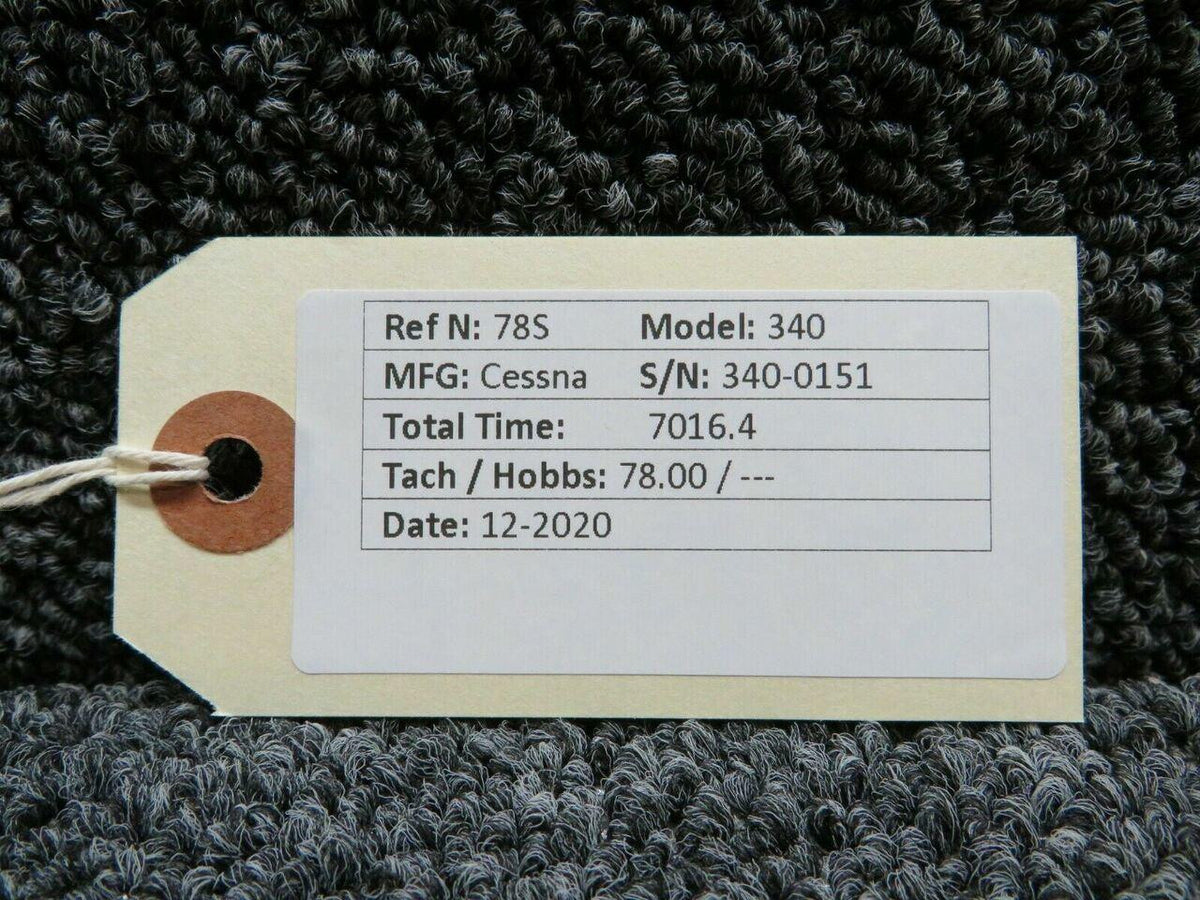 Cessna C668522-0101 Cessna Oxygen Cylinder Pressure Indicator