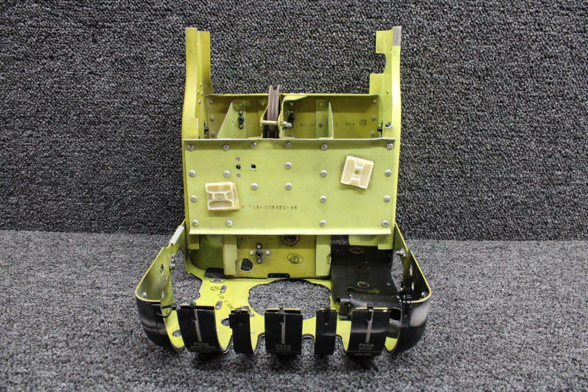 Beechcraft 102-320020-601 Beech 58P Shell Control Console Assembly W/ Channels and Shelfs