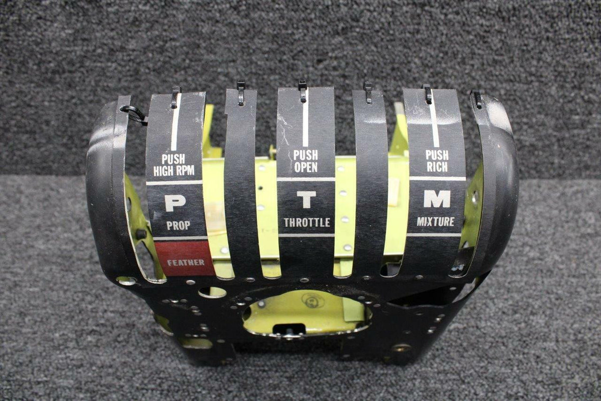Beechcraft 102-320020-601 Beech 58P Shell Control Console Assembly W/ Channels and Shelfs