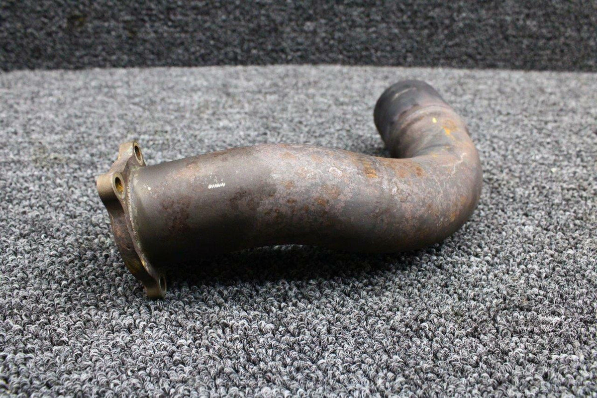654899 Beech 58P Continental TSIO-520-WB Exhaust Riser Forward RH (Probe Hole) BAS Part Sales | Airplane Parts