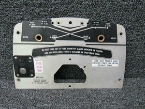 96-920011-1 Beech 95-C55 Panel Assy Fuel Selector 112 Gallon