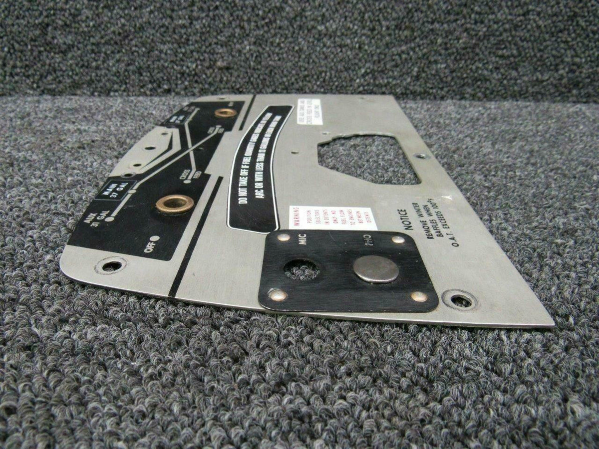 Beechcraft 96-920011-1 Beech 95-C55 Panel Assy Fuel Selector 112 Gallon