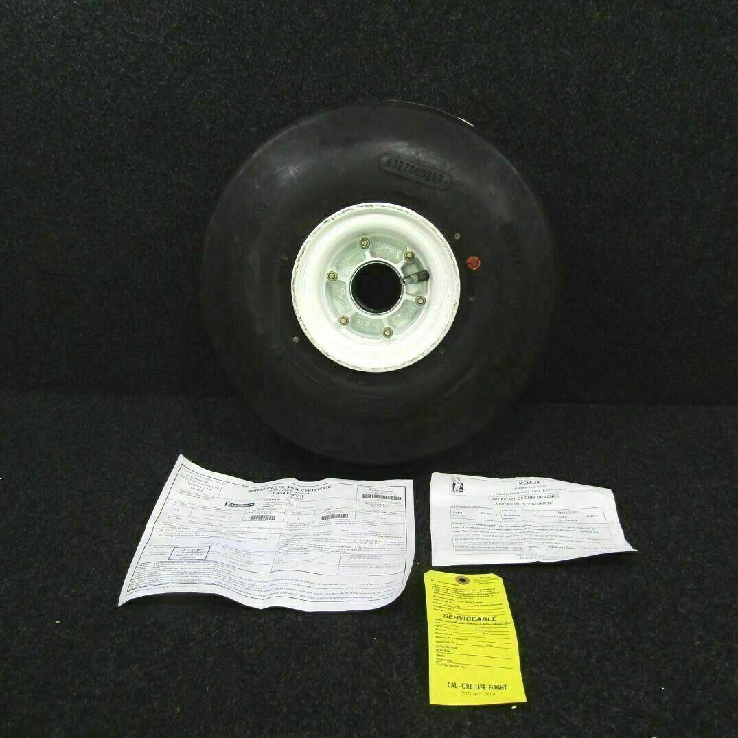 BF Goodrich 3-1076 Piper PA-31T BF Goodrich 6.25 X 6 Wheel Assembly W/ Michelin Tire C20