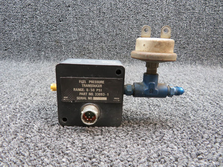 33093-1 (Use: 55819-002) Piper PA-31T Fuel Pressure Transducer (CORE) (C20) BAS Part Sales | Airplane Parts