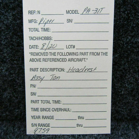 Piper Piper PA-31TPassenger Seat HeadrestC20